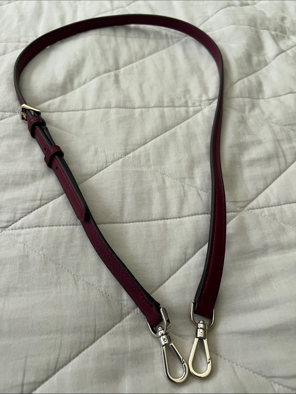 Kate Spade replacement purse strap burgundy leather